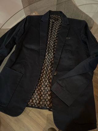 Americana Mango Azul Talla M