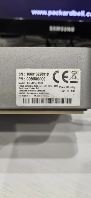 Packard Bell Store&Play 3500 HD e Lettore Multime