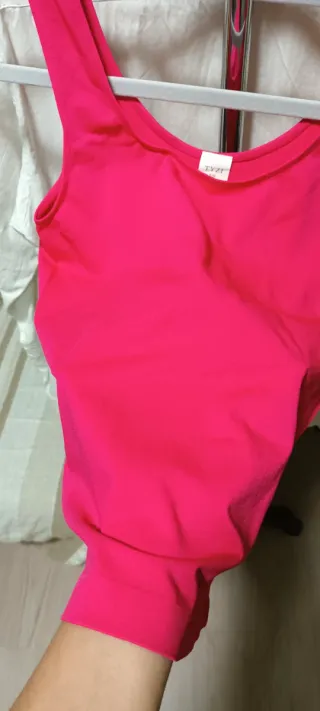 Top tirantes anchos rosa fucsia S/M