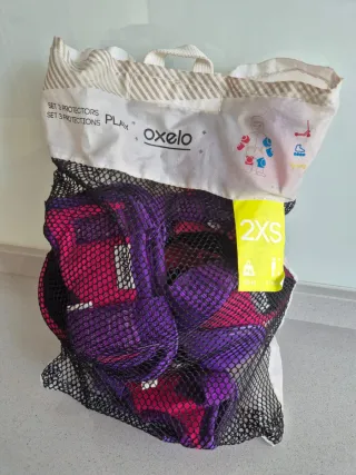 Patines talla 32 Protecciones Oxelo Talla 2XS y Bo