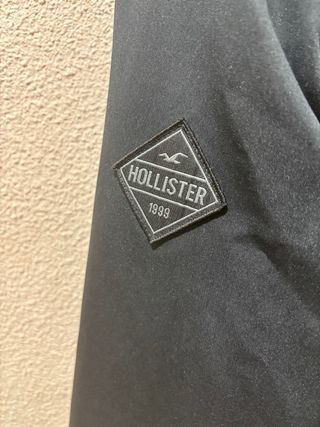 Abrigo Hollister Talla S Negro