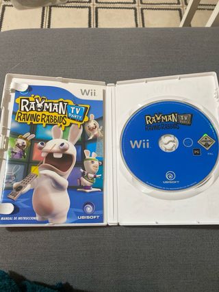 Rayman TV Party Raving Rabbids Wii