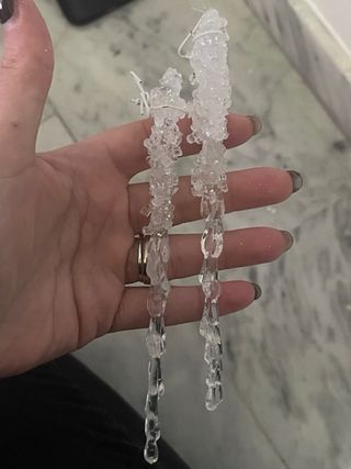 Palline albero trasparenti