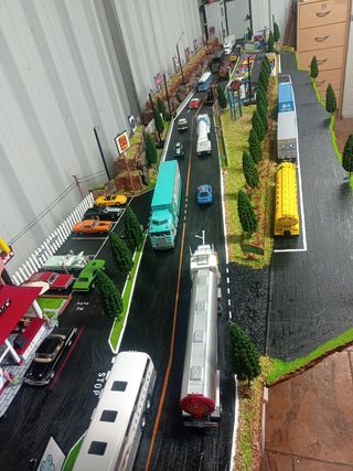 Diorama Coches Americanos 1/43