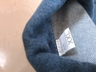 Cazadora tejana hombre desgastada