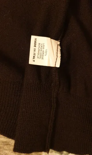 GRANSASSO Giacca Lana Merino Marrone Taglia L