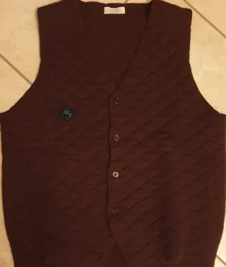 Gilet Gran Sasso trapuntato bordeauxscuro