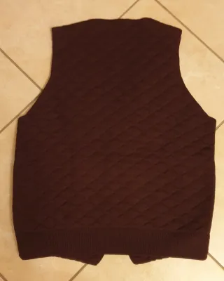 Gilet Gran Sasso trapuntato bordeauxscuro
