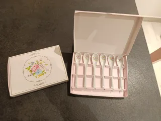 Set 6 cucchiaini vintage floreali