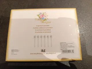 Set 6 cucchiaini vintage floreali