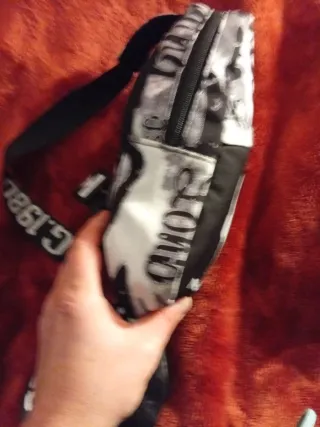 Bandolera negra y multicolor