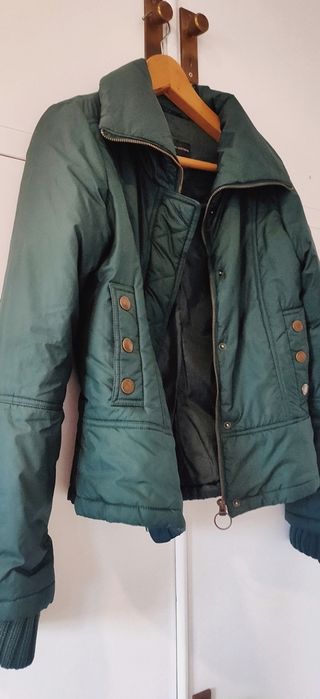 Chaqueta bomber verde Mango