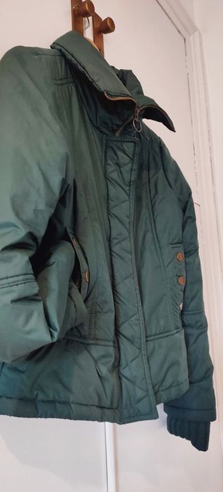Chaqueta bomber verde Mango
