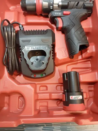 Percutor Parkside 12V con cargador y batería nuevo