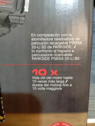 Percutor Parkside 12V con cargador y batería nuevo