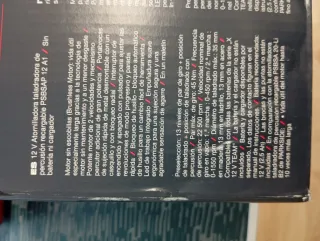 Percutor Parkside 12V con cargador y batería nuevo