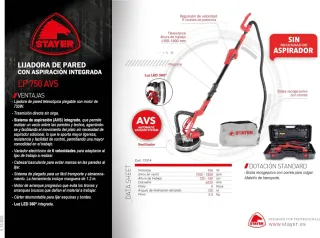 Lijadora Girafa Stayer LP 750 AVS K