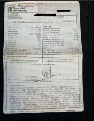 Volkswagen Golf Cabrio vr6 1987 homologado