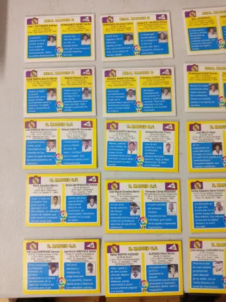 Pack Cromos R.Madrid C.F y B