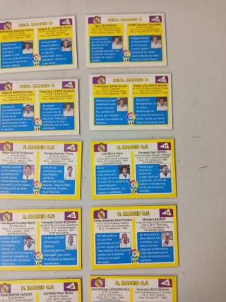 Pack Cromos R.Madrid C.F y B