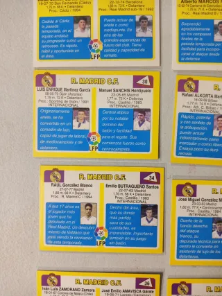Pack Cromos R.Madrid C.F y B