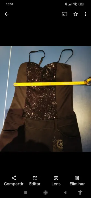 Mono fiesta elástico NUEVO M para fin de año