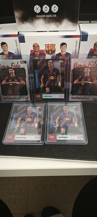 Pack Lewandoski /50 y 4 Paralela TeamSet Barcelona