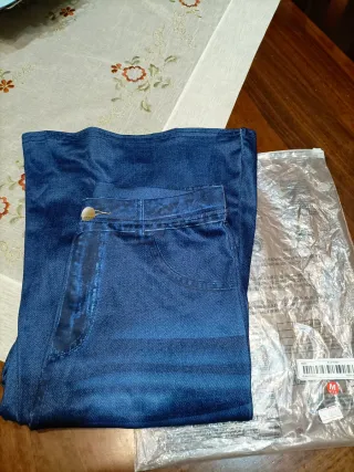 Pantaloni a zampa blu
