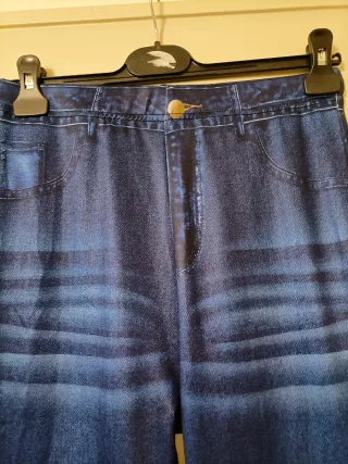 Pantaloni a zampa blu