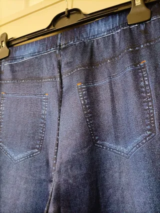 Pantaloni a zampa blu