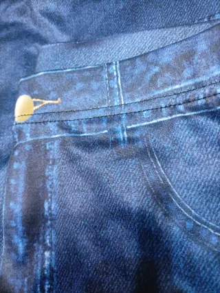 Pantaloni a zampa blu