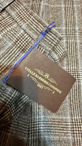 Pantaloni Lana Lubiam Grigio Multicolore