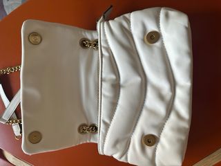 Bolso acolchado mujer cadena estilo Chanel