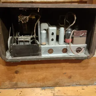 Radio Antigua Radio-Star Válvulas Madera