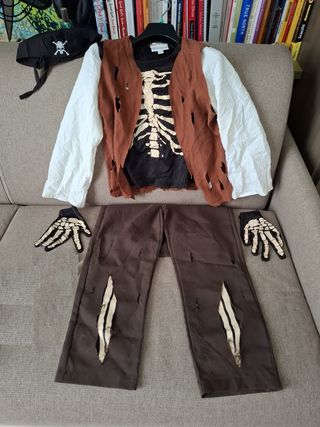 Disfraz Pirata Niño Esqueleto