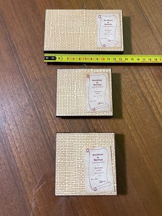 Quadretti foglia d'oro