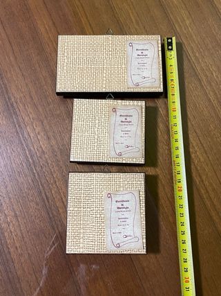 Quadretti foglia d'oro