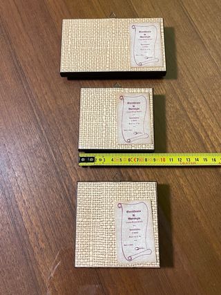 Quadretti foglia d'oro