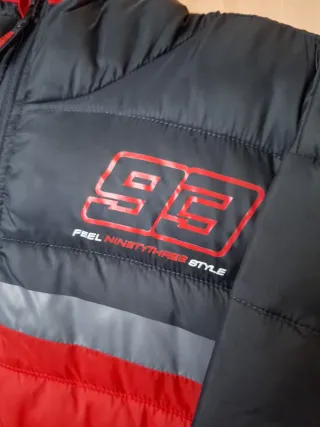 Chaqueta MM93 Negra y Roja