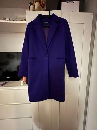 Cappotto viola donna caldo