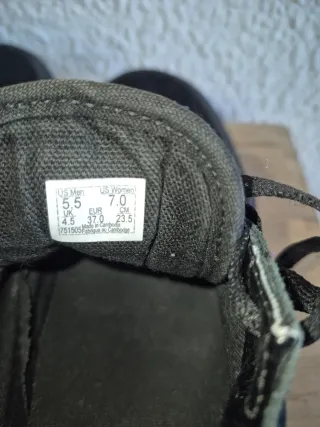 Zapatillas Vans Negras Talle 37