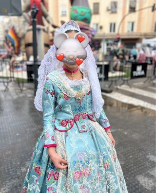 Traje de Fallera Niña 8-10 Años