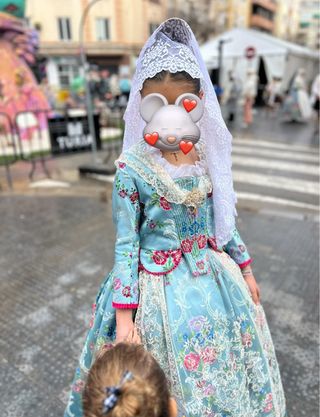 Traje de Fallera Niña 8-10 Años