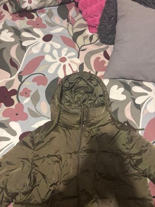 Giacchetto piumino donna verde oliva