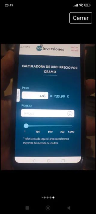 Pendientes Oro 18k Corales antiguos.