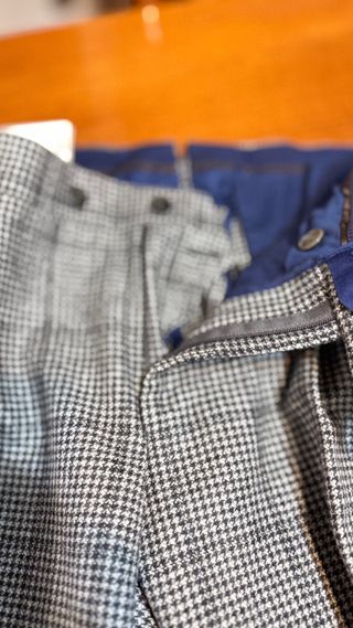 Pantaloni Lubiam Pied de Poule Grigio