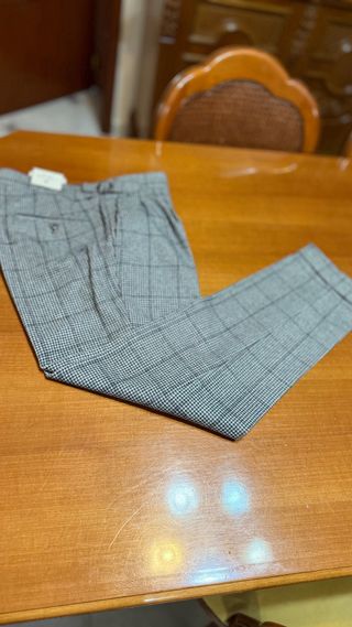 Pantaloni Lubiam Pied de Poule Grigio