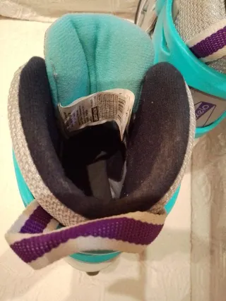 Pack Patines en línea Oxelo T 32-35, casco+protecc