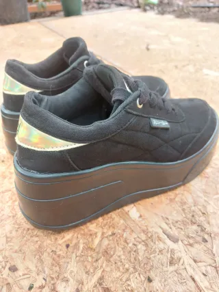 Zapatos de plataforma negros