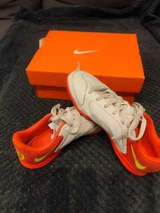 Scarpe da calcio Nike Tiempo Arancione/Bianco